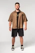 Pánska košeľa Nebbia  Washed-off Oversized Shirt 90s THROWBACK 347 Light Brown