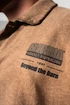 Pánska košeľa Nebbia  Washed-off Oversized Shirt 90s THROWBACK 347 Light Brown