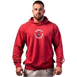 Pánska mikina Nebbia NEBBIA x OLYMPIA Washed Hoodie HERITAGE 793 red