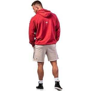 Pánska mikina Nebbia NEBBIA x OLYMPIA Washed Hoodie HERITAGE 793 red