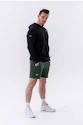 Pánska mikina Nebbia  Pull-over Hoodie with a Pouch Pocket 331 black
