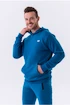 Pánska mikina Nebbia  Pull-over Hoodie with a Pouch Pocket 331 blue