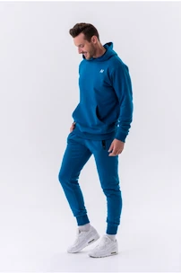 Pánska mikina Nebbia  Pull-over Hoodie with a Pouch Pocket 331 blue