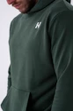 Pánska mikina Nebbia  Pull-over Hoodie with a Pouch Pocket 331 dark green