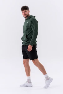 Pánska mikina Nebbia  Pull-over Hoodie with a Pouch Pocket 331 dark green XL