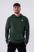 Pánska mikina Nebbia  Pull-over Hoodie with a Pouch Pocket 331 dark green XL