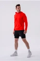 Pánska mikina Nebbia  Pull-over Hoodie with a Pouch Pocket 331 red