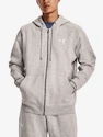 Pánska mikina Under Armour  Essential Fleece FZ Hood-GRY L