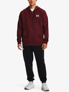 Pánska mikina Under Armour  Essential Fleece FZ Hood-RED S
