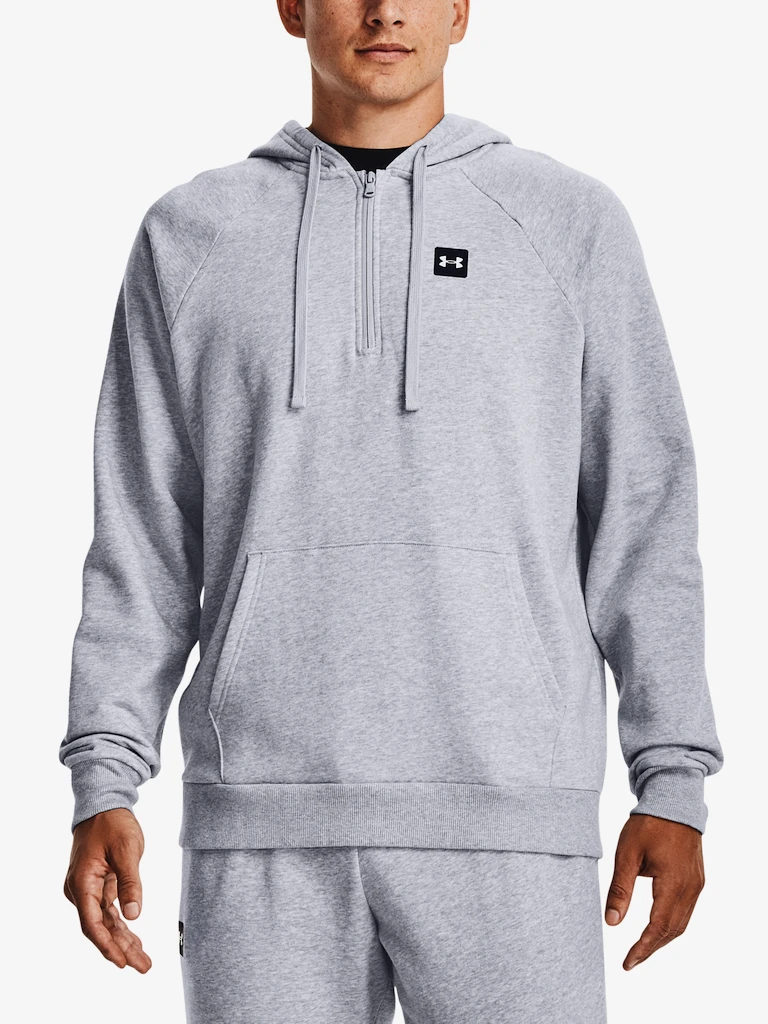 Pánska mikina Under Armour  Rival Fleece 1/2 Zip HD-GRY