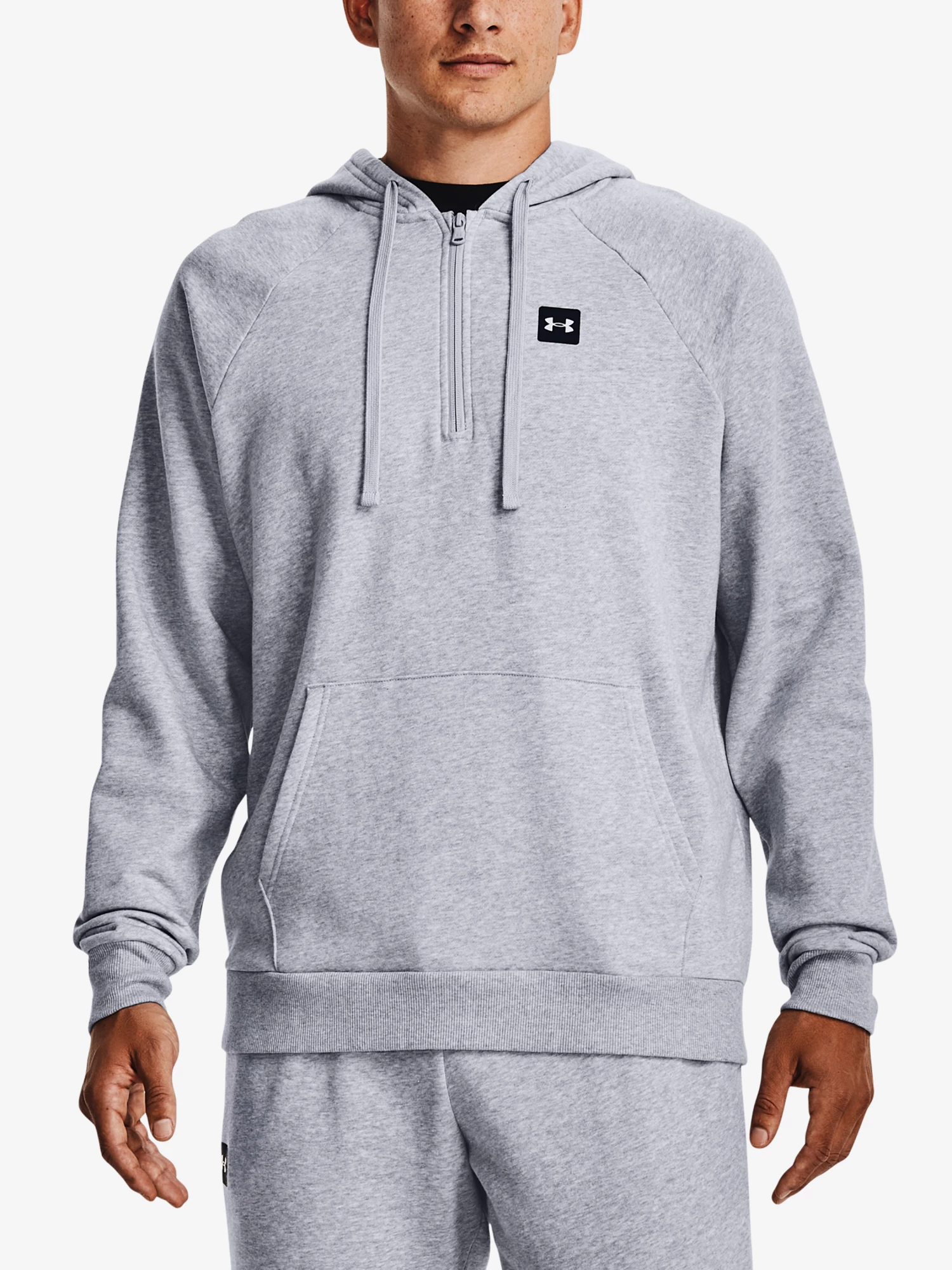 Pánska mikina Under Armour  Rival Fleece 1/2 Zip HD-GRY