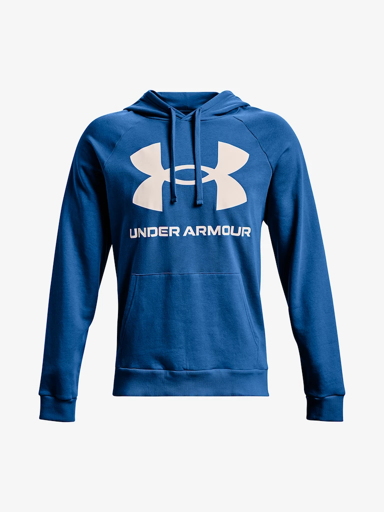 Pánska mikina Under Armour  Rival Fleece Big Logo HD-BLU