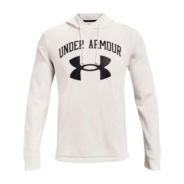 Pánska mikina Under Armour  RIVAL TERRY BIG LOGO HD white XXL