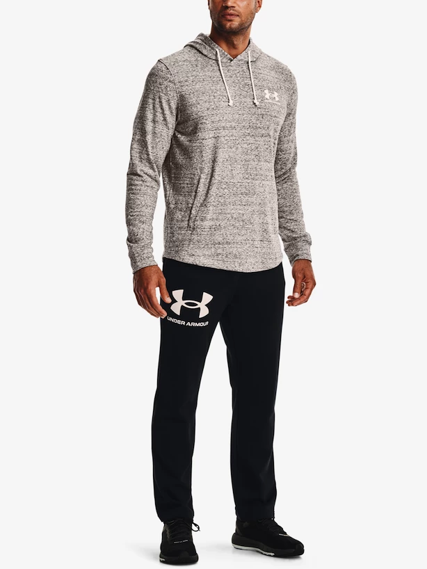 Pánska mikina Under Armour  RIVAL TERRY LC HD-WHT S