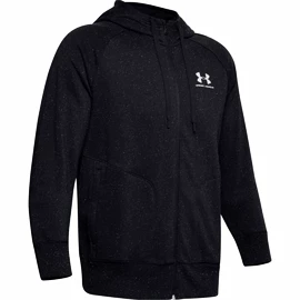 Pánska mikina Under Armour SPECKLED FLEECE FZ HOODIE-BLK