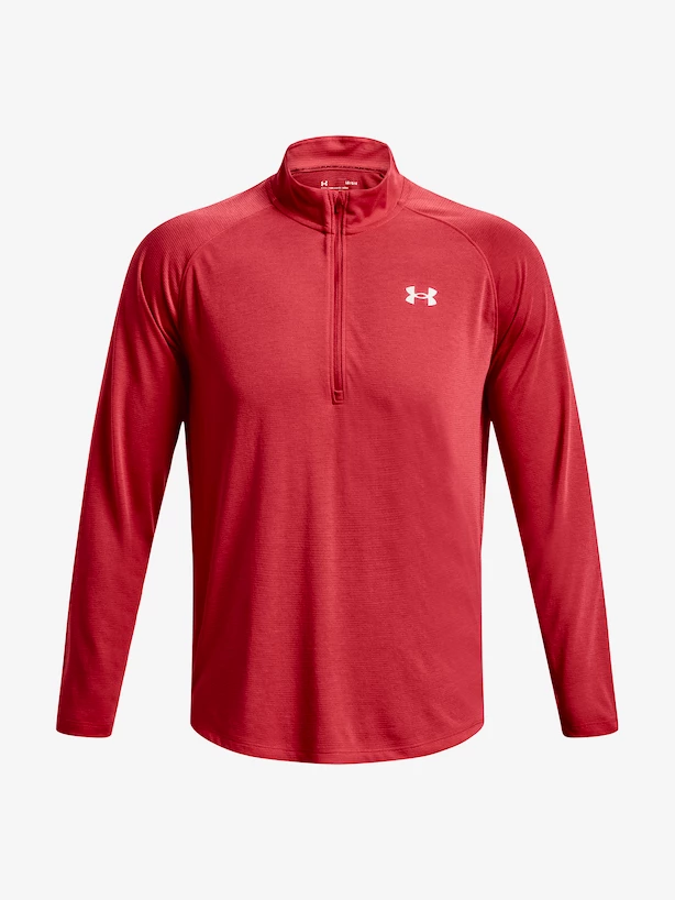 Pánska mikina Under Armour  STREAKER HALF ZIP-RED L