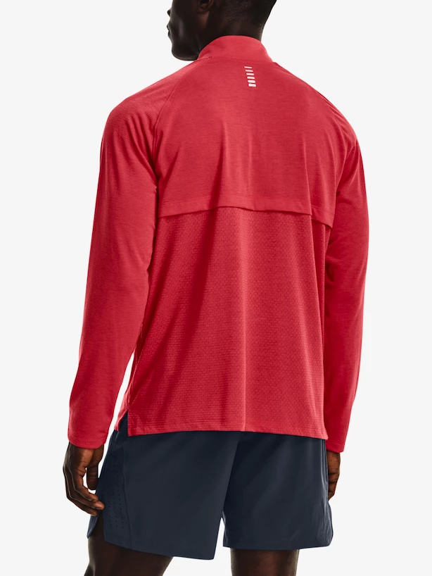 Pánska mikina Under Armour  STREAKER HALF ZIP-RED L
