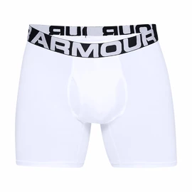 Pánske boxerky Under Armour Charged Cotton 6in 3 Pack-WHT