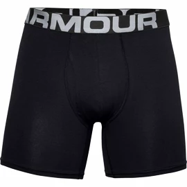 Pánske boxerky Under Armour Charged Cotton 6in 3Pack Black