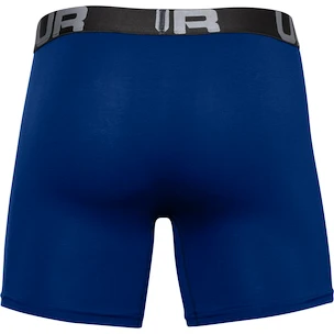 Pánske boxerky Under Armour  Charged Cotton 6in 3Pack Blue  S