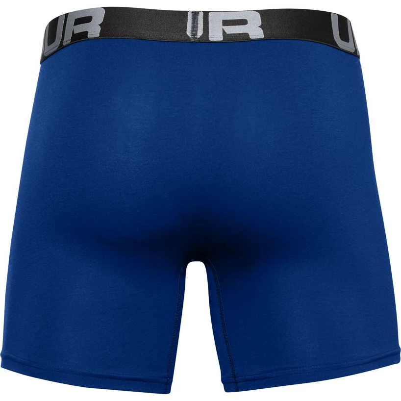 Pánske boxerky Under Armour  Charged Cotton 6in 3Pack Blue  S