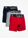 Pánske boxerky Under Armour  Charged Cotton 6in 3Pack Red