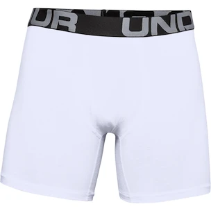 Pánske boxerky Under Armour  Charged Cotton 6in 3Pack White