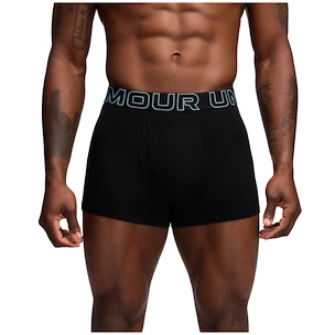 Pánske boxerky Under Armour Perf Cotton 3in 3Pack Black