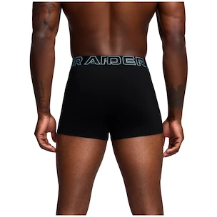 Pánske boxerky Under Armour Perf Cotton 3in 3Pack Black