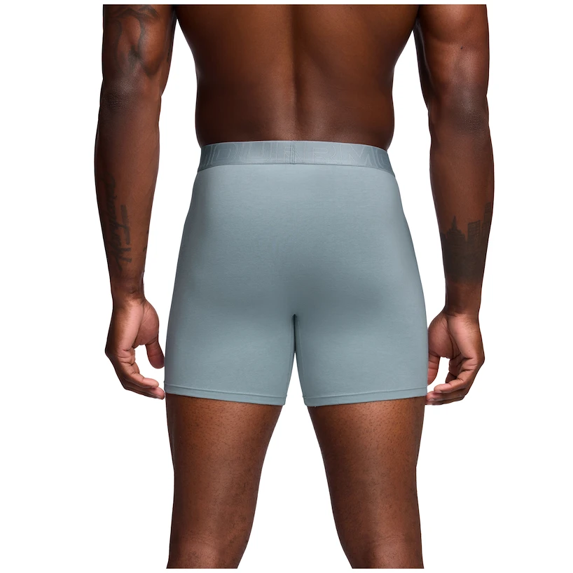 Pánske boxerky Under Armour Perf Cotton 6in 3Pack Blue