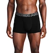 Pánske boxerky Under Armour Perf Cotton Solid 3in 3Pack Black