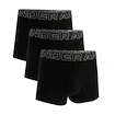 Pánske boxerky Under Armour Perf Cotton Solid 3in 3Pack Black