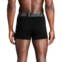 Pánske boxerky Under Armour Perf Cotton Solid 3in 3Pack Black