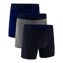 Pánske boxerky Under Armour Perf Cotton Solid 6in 3Pack Navy