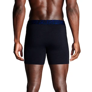 Pánske boxerky Under Armour Perf Cotton Solid 6in 3Pack Navy