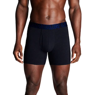 Pánske boxerky Under Armour Perf Cotton Solid 6in 3Pack Navy