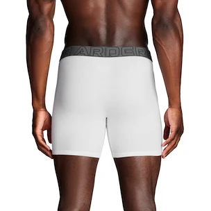 Pánske boxerky Under Armour Perf Cotton Solid 6in 3Pack White