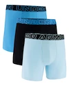 Pánske boxerky Under Armour Perf Tech 6in 3Pack Blue
