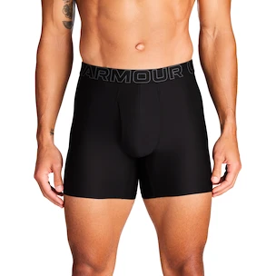 Pánske boxerky Under Armour Perf Tech Mesh Solid 6in 3Pack Black