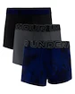 Pánske boxerky Under Armour Perf Tech Nov 3in 3Pack Blue