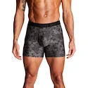 Pánske boxerky Under Armour Perf Tech Print 6in 3Pack Castlerock Heather