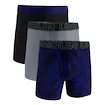 Pánske boxerky Under Armour Perf Tech Print 6in 3Pack Royal