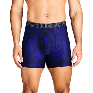 Pánske boxerky Under Armour Perf Tech Print 6in 3Pack Royal