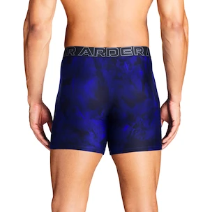 Pánske boxerky Under Armour Perf Tech Print 6in 3Pack Royal