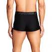 Pánske boxerky Under Armour Perf Tech Solid 3in 3Pack Black
