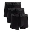 Pánske boxerky Under Armour Perf Tech Solid 3in 3Pack Black