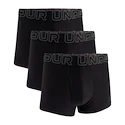 Pánske boxerky Under Armour Perf Tech Solid 3in 3Pack Black