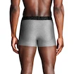 Pánske boxerky Under Armour Perf Tech Solid 3in 3Pack Steel Heather