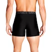 Pánske boxerky Under Armour Perf Tech Solid 6in 3Pack Black