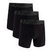 Pánske boxerky Under Armour Perf Tech Solid 6in 3Pack Black